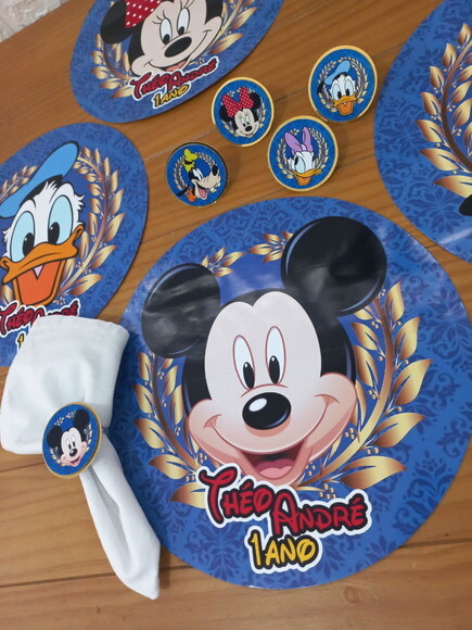 Kit Mesa Posta Turma do Mickey