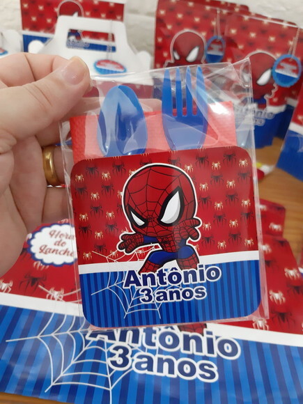 Kit Refeição Menino Aranha