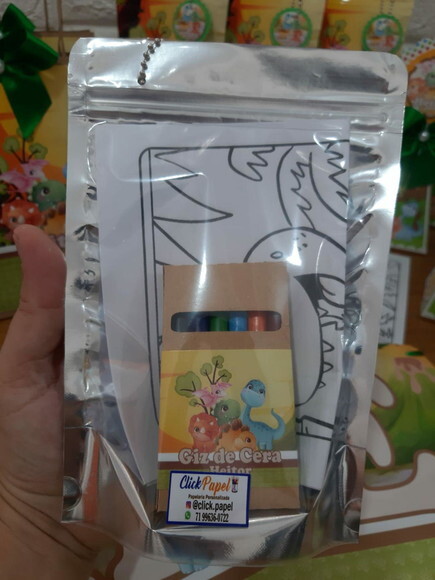 Kit Zip Colorir Dino Baby
