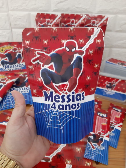 Kit Zip Diversão Homem Aranha