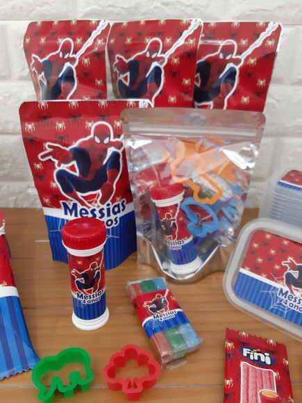 Kit Zip Diversão Homem Aranha