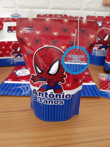 Kit Zip Diversão Menino Aranha