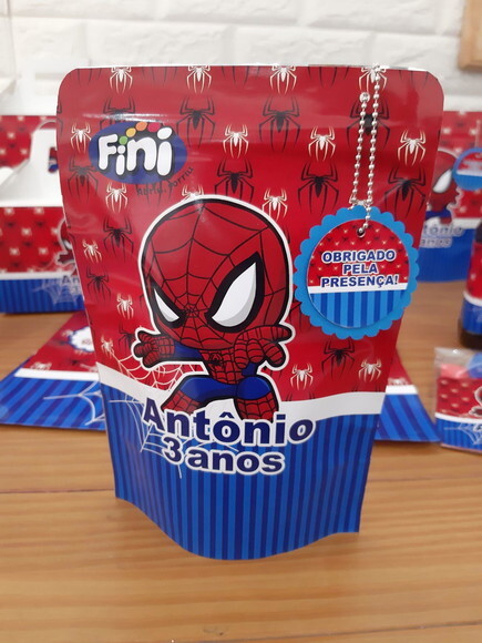 Kit Zip Fini Menino Aranha
