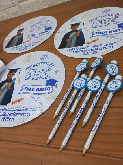 Lápis Personalizados Formatura Abc Neutro