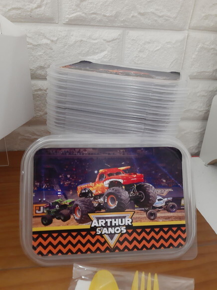 Marmita 250ml - Monster Jam Personalizada