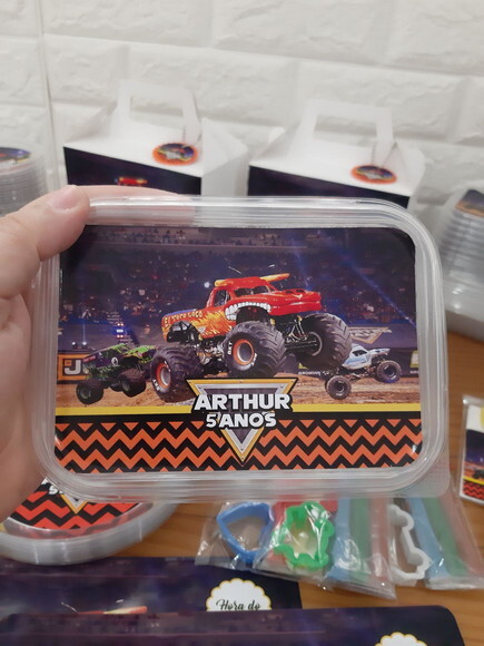 Marmita 250ml - Monster Jam Personalizada
