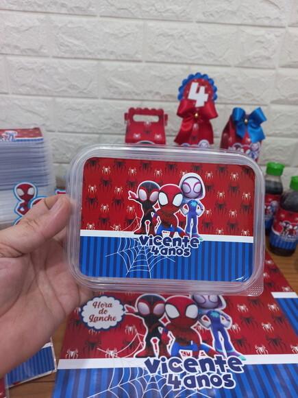 Marmita 500ml - Homem Aranha no Aranhaverso