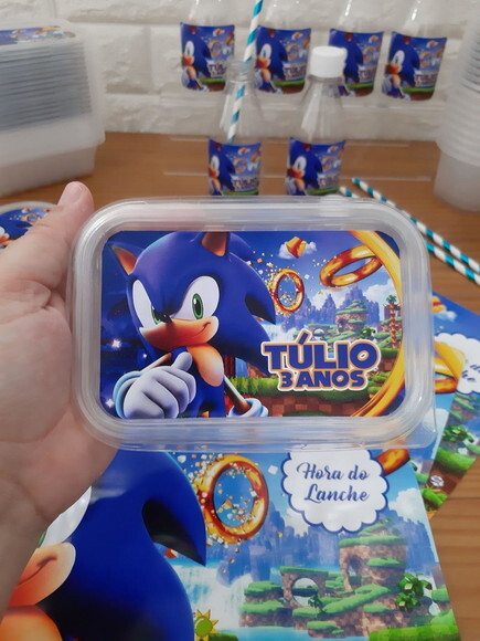 Marmita 500ml - Sonic 2 Personalizada