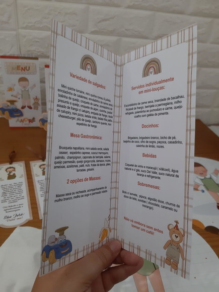 Menu de Mesa 3d