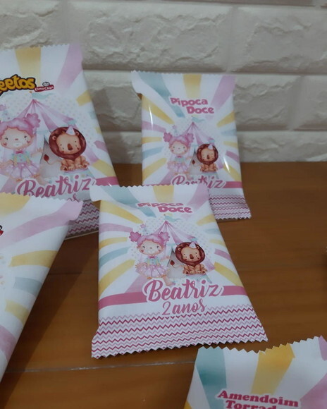 Pipoca Doce Circo Rosa