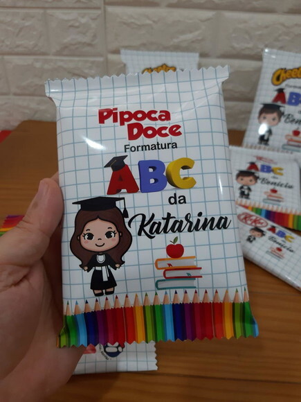 Pipoca Doce Formatura Abc