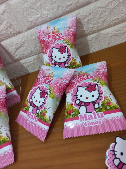 Pipoca Doce Hello Kitty Jardim