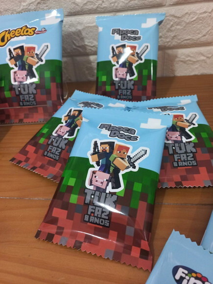 Pipoca Doce Minecraft