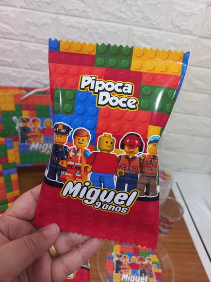 Pipoca Doce Legos