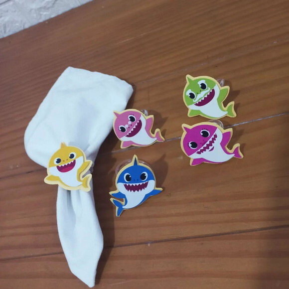 Porta Guardanapo Baby Shark Menino