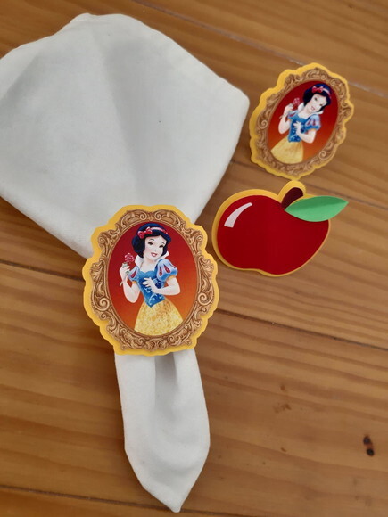 Porta Guardanapo Branca de Neve