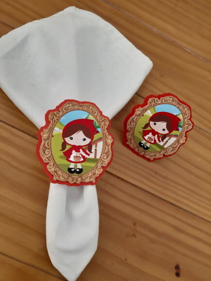 Porta Guardanapo Chapeuzinho Vermelho