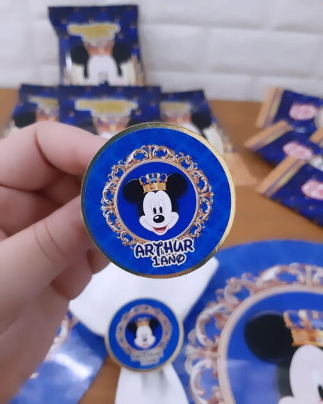 Porta Guardanapo Mickey Realeza 2