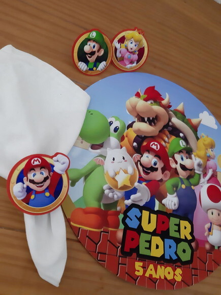 Porta Guardanapo Super Mario