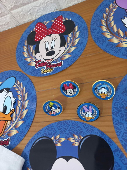Porta Guardanapo Turma do Mickey