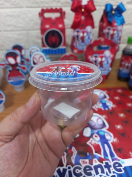 Pote 140ml Frutas / Pipoca - Homem Aranha no Multiverso
