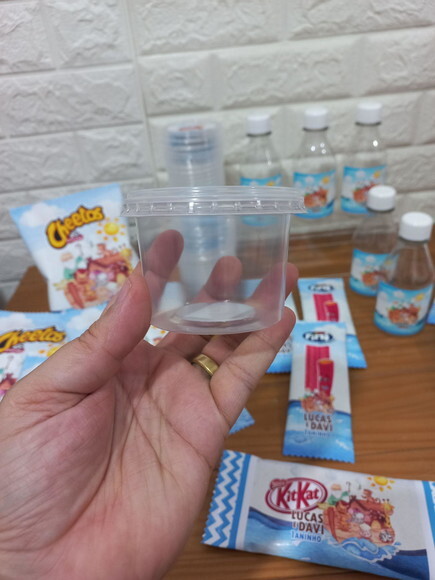 Pote 140ml Frutinhas / Pipoca ou Guloseimas - Arca de Noé