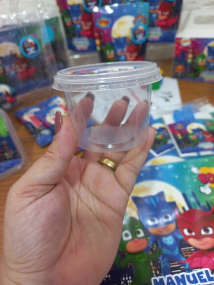 Pote 140ml para Frutinhas / Pipoca ou Guloseimas - Pj Mask