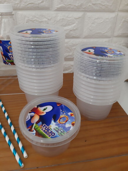 Pote 200ml Frutinhas / Pipoca ou Guloseimas- Sonic