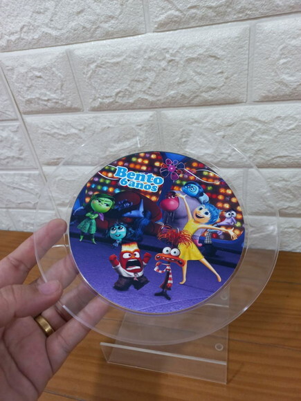 Prato Refeição Acrílico Personalizado Divertidamente