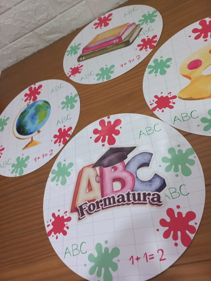 Sousplat 29cm - Abc Elementos/confeccionamos com Sua Arte