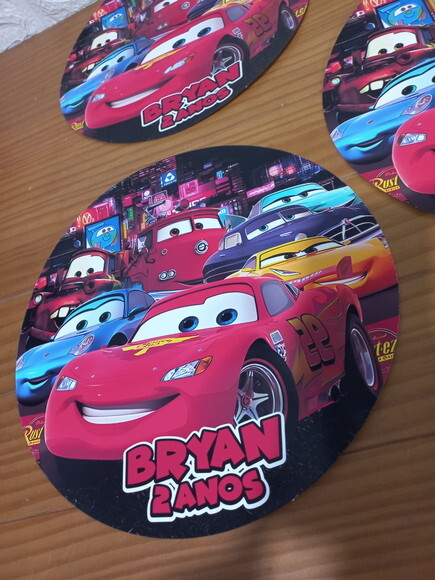 Sousplat 29cm - Carros