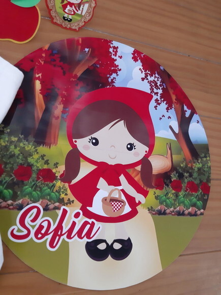 Sousplat 29cm - Chapeuzinho Vermelho