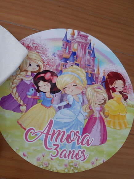Sousplat 29cm - Princesa Cute