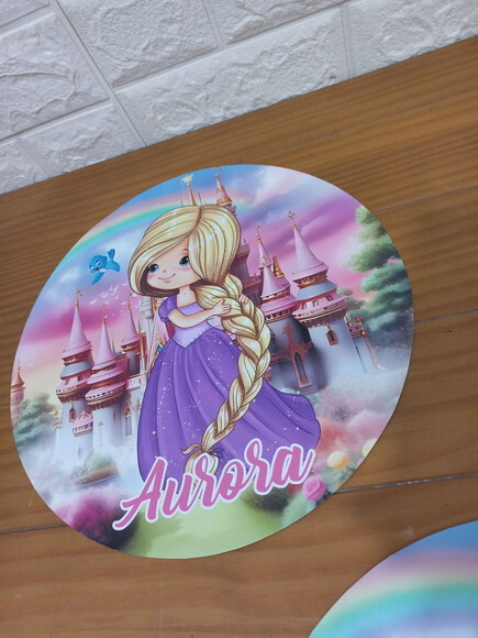 Sousplat 29cm - Princesa Cute 2