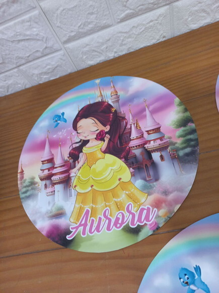 Sousplat 29cm - Princesa Cute 2