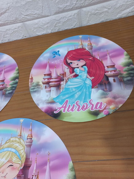 Sousplat 29cm - Princesa Cute 2