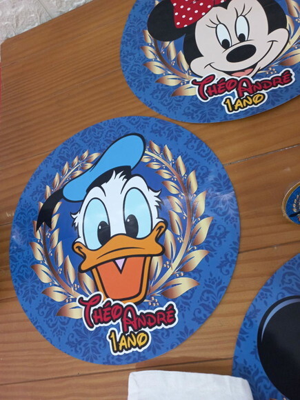Sousplat 29cm - Turma do Mickey