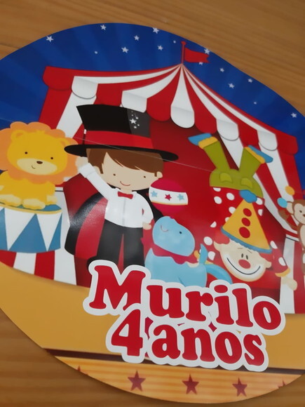 Sousplat Personalizado Circo