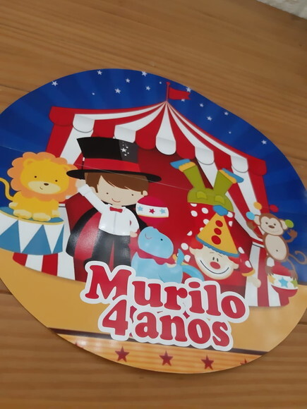 Sousplat Personalizado Circo
