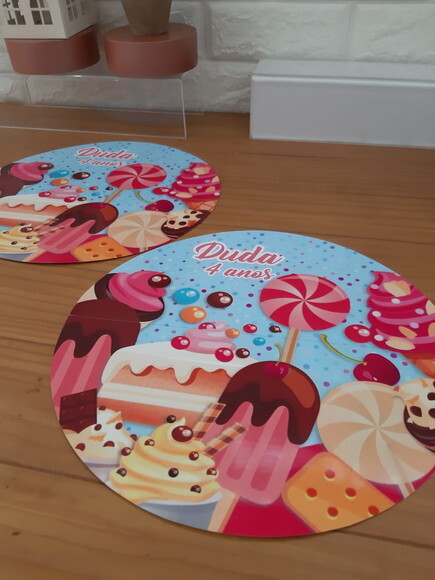 Sousplat Personalizado Guloseimas