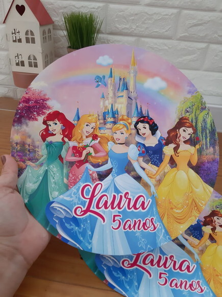 Sousplat Personalizado Princesas