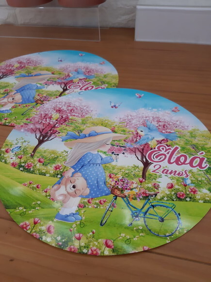 Sousplat Personalizado Jardim das Borboletas