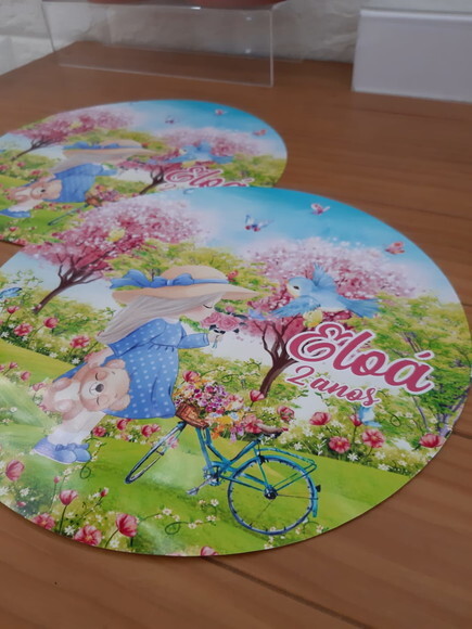 Sousplat Personalizado Jardim das Borboletas