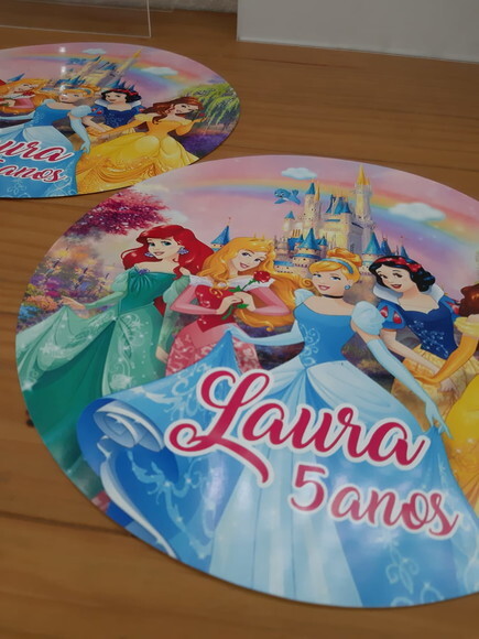Sousplat Personalizado Princesas