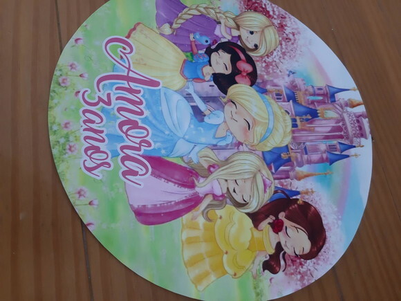 Sousplat Princesas Cute