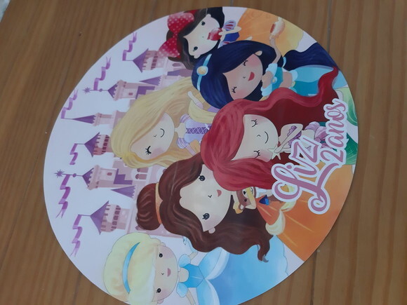 Sousplat Princesas Cute 2