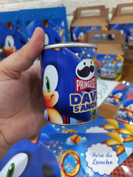 Batata Sonic Personalizada Pequena 35g