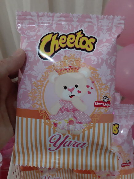 Cheetos Personalizado Ursinha Princesa