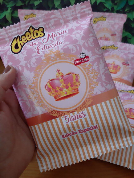 Cheetos Personalizados Princesa Realeza