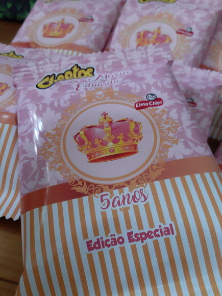 Cheetos Personalizados Princesa Realeza